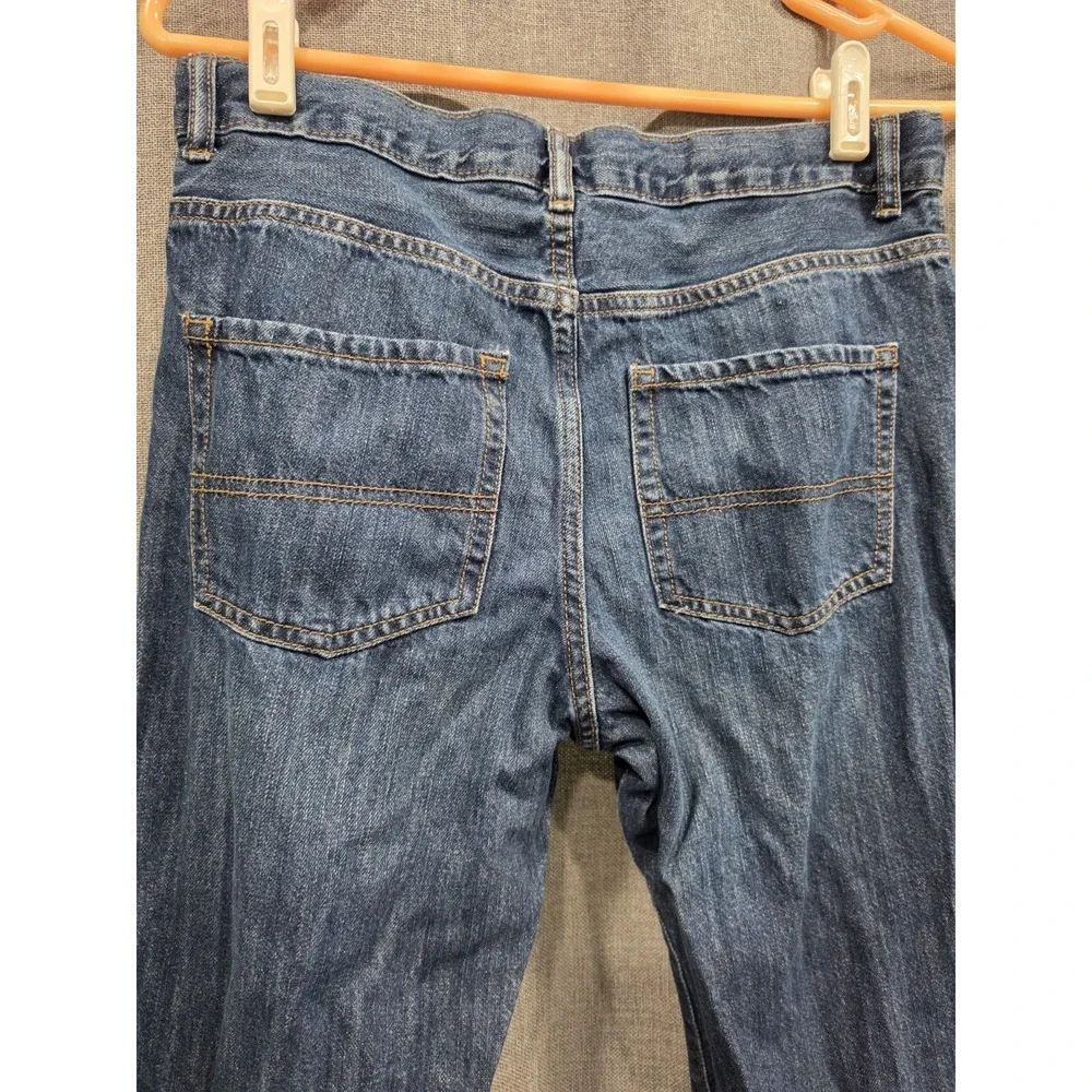 The Children's Place Boys Bootcut Jeans Size 14 Husky Adjustable Waist Blue